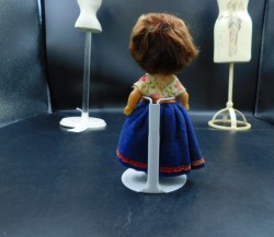 europe rubber doll blue bk
